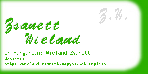 zsanett wieland business card